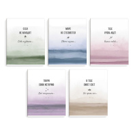 Тетрадь А5 48л кл. Феникс+ "Акварель" софт-тач