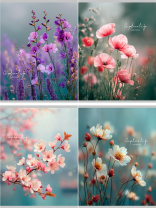 Тетрадь А5  96л кл. Проф-Пресс "Нежная природа - 3" лен