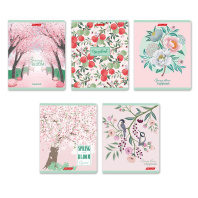 Тетрадь А5  96л кл. Светоч "Розовая дымка" софт-тач