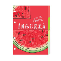 Разделители для тетрадей на кольцах А5 4л. Альт "Fresh&Fruity"