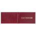 Бланк Удостоверение жесткое, бумвин. бордо, без вклейки, тисн."удостоверение" без герба, золото