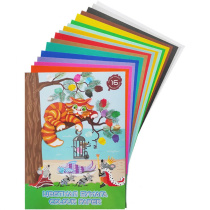 Бумага цв. А4 16цв. 16л. одностор. тонированная, пл. 70гр/м2  "Мышки договариваются"