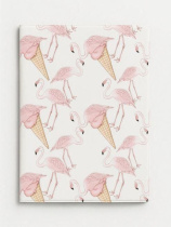 Обложка для паспорта ПВХ "Flamingo Ice cream" плотность 600 мкм