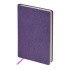 Ежедневник дат. 2026г А5 168л. тв.пер., кожзам "Megapolis Loft. Фиолетовый" ляссе