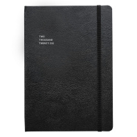 Ежедневник дат. 2026г А5 176л., балакрон, 7БЦ "Monochrome"  +ПОДАРОК