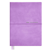 Ежедневник дат. 2026г А6 128л., кожзам, мягк.пер. "Шеврет сиреневый"  +ПОДАРОК