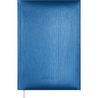 Ежедневник недат. А5 Attomex Regent 272 стр., синий металлиз.., тв.обл, бумвинил, ляссе, 70г/м2