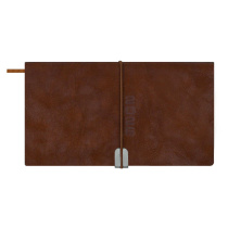 Планинг дат. 2026г 175*95мм 64л., кожзам., мягк.пер. "Тиволи глосс коричневый" +ПОДАРОК