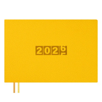 Планинг дат. 2026г 181*127мм 64л., кожзам., мягк.пер. "Джут горчичный" +ПОДАРОК