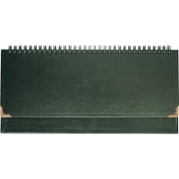 Планинг недат. 294*142мм  64л., гребень, иск.кожа "Bellagio" тм. зеленый, тв. обложка