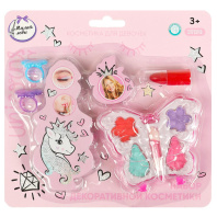 Детская косметика "Милая леди" тени 2,8 г., помада 1 г., кольца