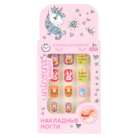Накладные ногти "Зайчики"
