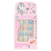 Накладные ногти "Морская"