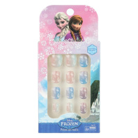 Накладные ногти "Снежная леди"