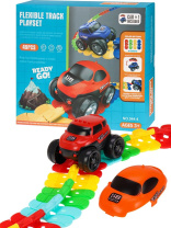 Автотрек 120см, машинка бат. 3*AAA не в компл