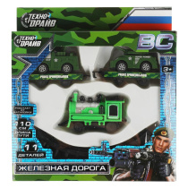 Железная дорога 110см "Военная", тип бат. 1*АА (не в комплекте)