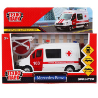 Машинка метал. 14 см "MERCEDES-BENZ SPRINTER СКОРАЯ"