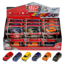 Машинка металл.  7,5см "Спорт" ассорти