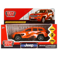 Машинка металл. 12см "Jeep Grand Cherokee. Спорт" инерционный механизм