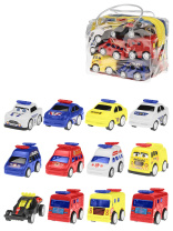 Набор инерционных машинок 12 шт в сумке