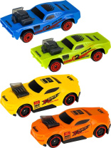 Набор машинок пластик 4шт, 5см "Гонки"