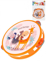 Бубен 9,5см "Музыкальные друзья"