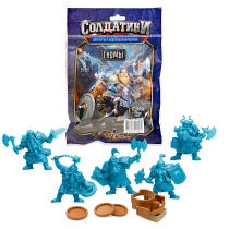 Набор солдатиков "Гномы" 5 фигурок, орудие, 5+