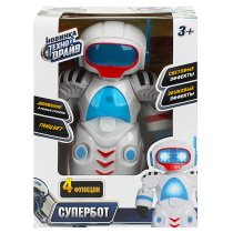 Робот 22см "Супербот" свет/звук, движение