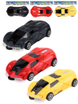 Трансформер 11см "Спорткар", цвет микс