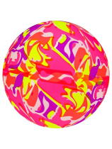 Мяч пляжный 23см "Волны" НЕ НАДУТЫЙ, в пакете