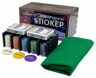 Набор для покера "Каре", 200 фишек