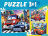 Пазлы    3в1  "Крутые машинки" 50+70+100 дет.