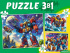 Пазлы    3в1  "Мир трансформеров" 50+70+100 дет.