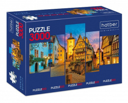 Пазлы    5в1  "Уголок Европы" Premium 500+500+1000+500+500 дет*