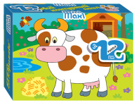Пазл МАКСИ 12 элементов  213*154мм.  "Коровка-2"