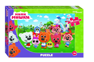 Пазл МАКСИ 24 элемента  500*345мм.  "Мини мишки" (0+ Медиа)