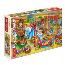 Пазл МАКСИ 30 элементов  290*210мм.  "Маша и медведи"