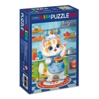 Пазлы  100 элементов  165*230мм. "Kids. Пушистый поваренок" Premium