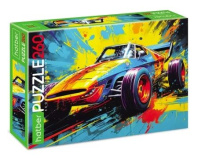 Пазлы  260 элементов  220*330мм.  "Автогонки"