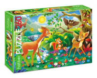 Пазлы  260 элементов  330*220мм.  "Бэмби и его друзья"