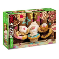 Пазлы  260 элементов  330*220мм.  "Кофейные коты"