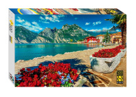 Пазлы  500 элементов  500*345мм.  "Озеро Гарда, Италия"