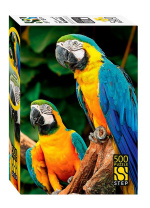 Пазлы  500 элементов  500*345мм.  "Попугаи ара"