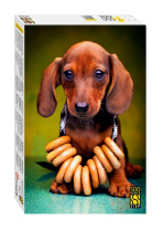 Пазлы  500 элементов  500*345мм.  "Щенок таксы"