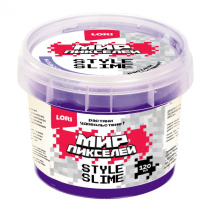 Слайм 120мл "Мир Пикселей" фиолетовый (с ароматом вишни) отгрузка от 0C до -20C