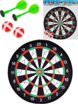Дартс на липучке 28см "Прямо в яблочко"