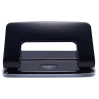 Дырокол Deli   8 лист., металл, серый