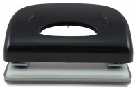 Дырокол KW-TRIO  10 лист. Dolphin выдвижная линейка, черный