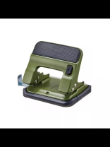 Дырокол KW-TRIO  30 лист., металл, зеленый