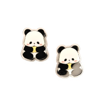 Зажим д\бум. пласт. Egoist "Панда", ассорти дизайнов